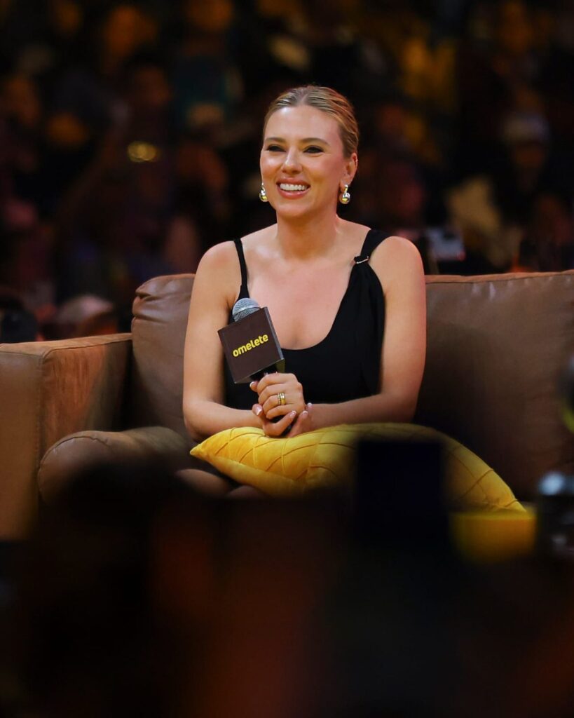 Scarlett Johansson en el CCXPMX 25. Foto: Alejandra Suárez