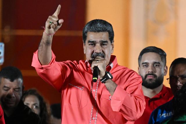 El líder chavista afirmó que Venezuela es tierra sagrada. AFP