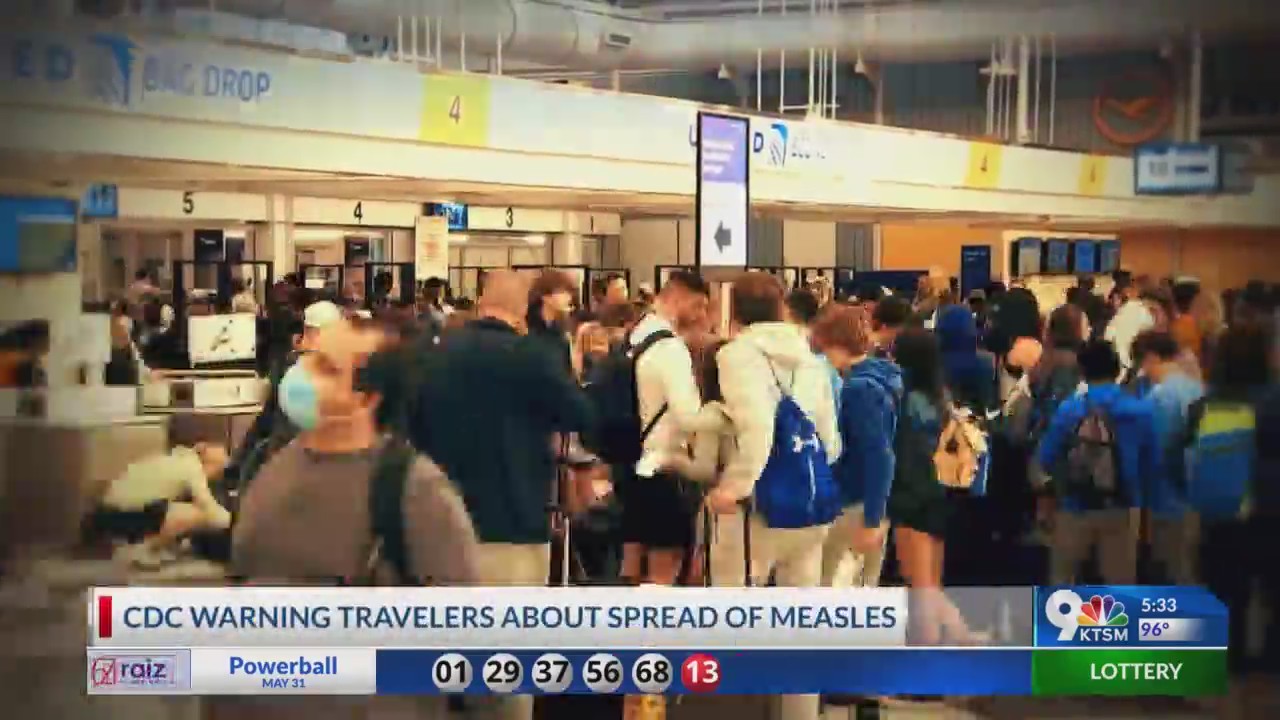 CDC warns travelers about spread of measles