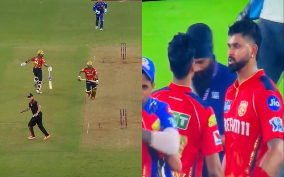 Watch Ipl 2025 Shreyas Iyer Abuses Shashank Singh After Sealing Win