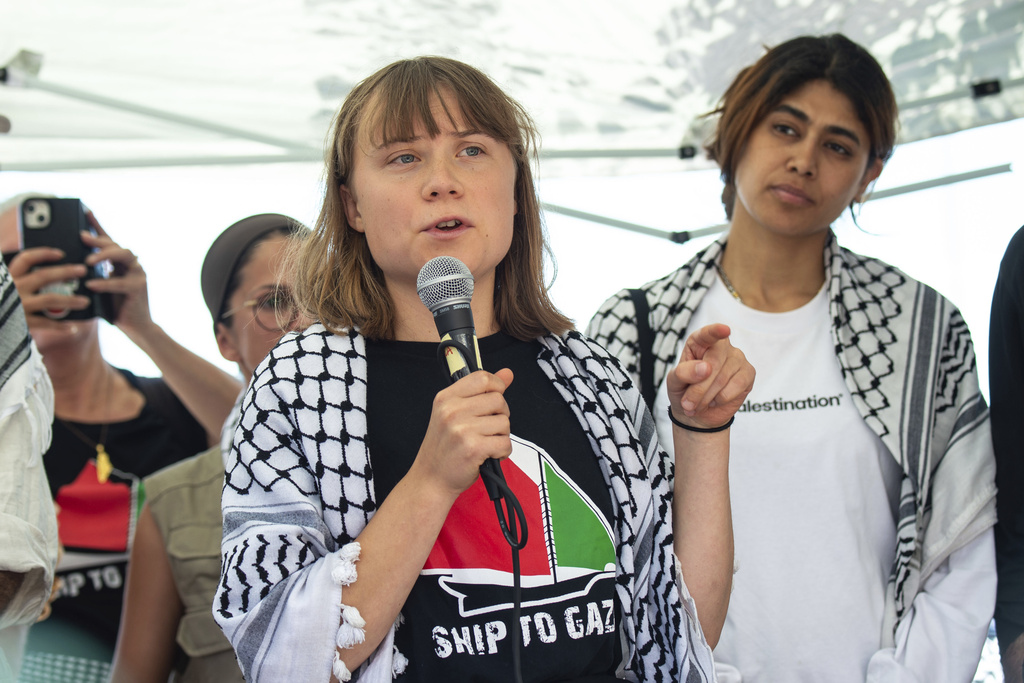 Climate activist Greta Thunberg joins aid ship sailing to Gaza aimed at  breaking Israel's blockade