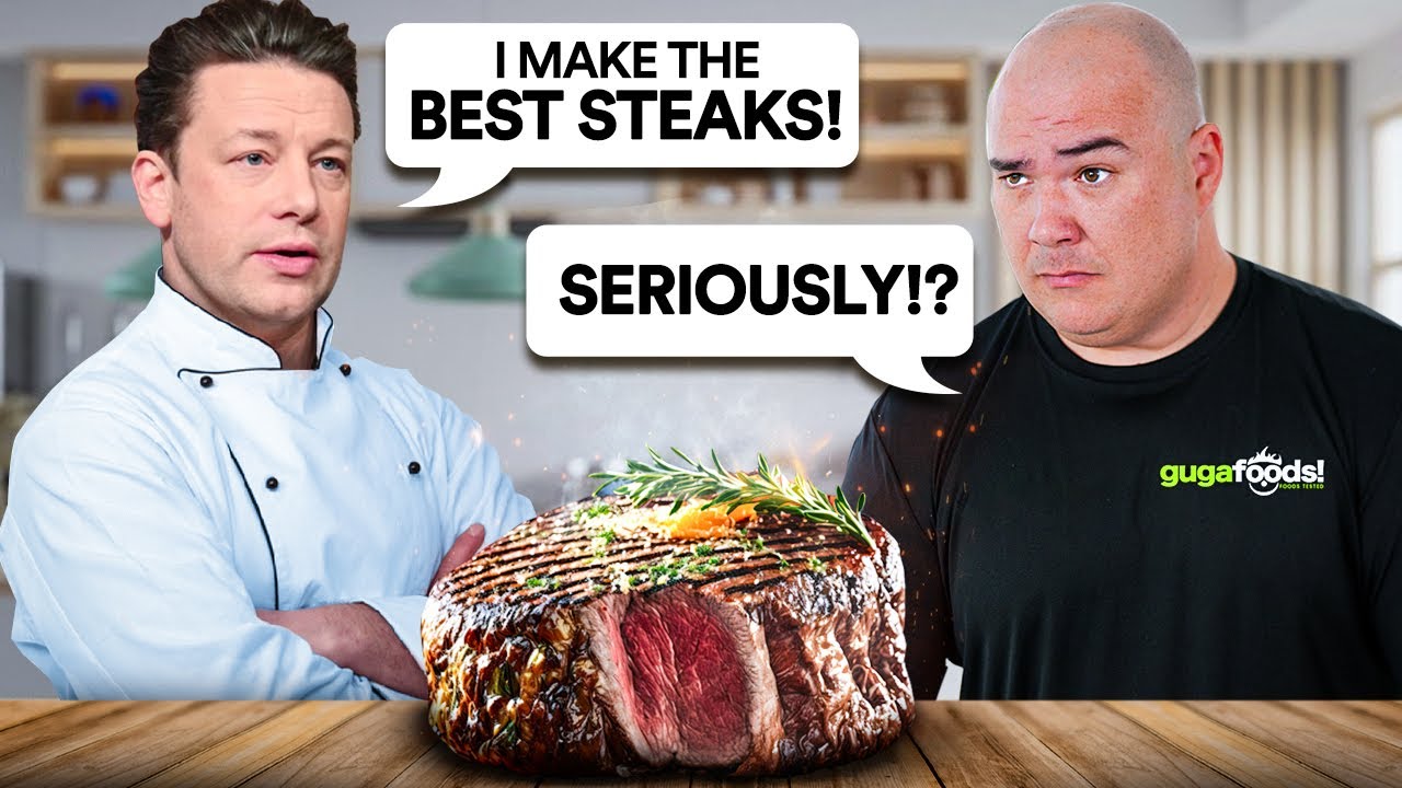 Guga savagely critiques Jamie Oliver's steak!