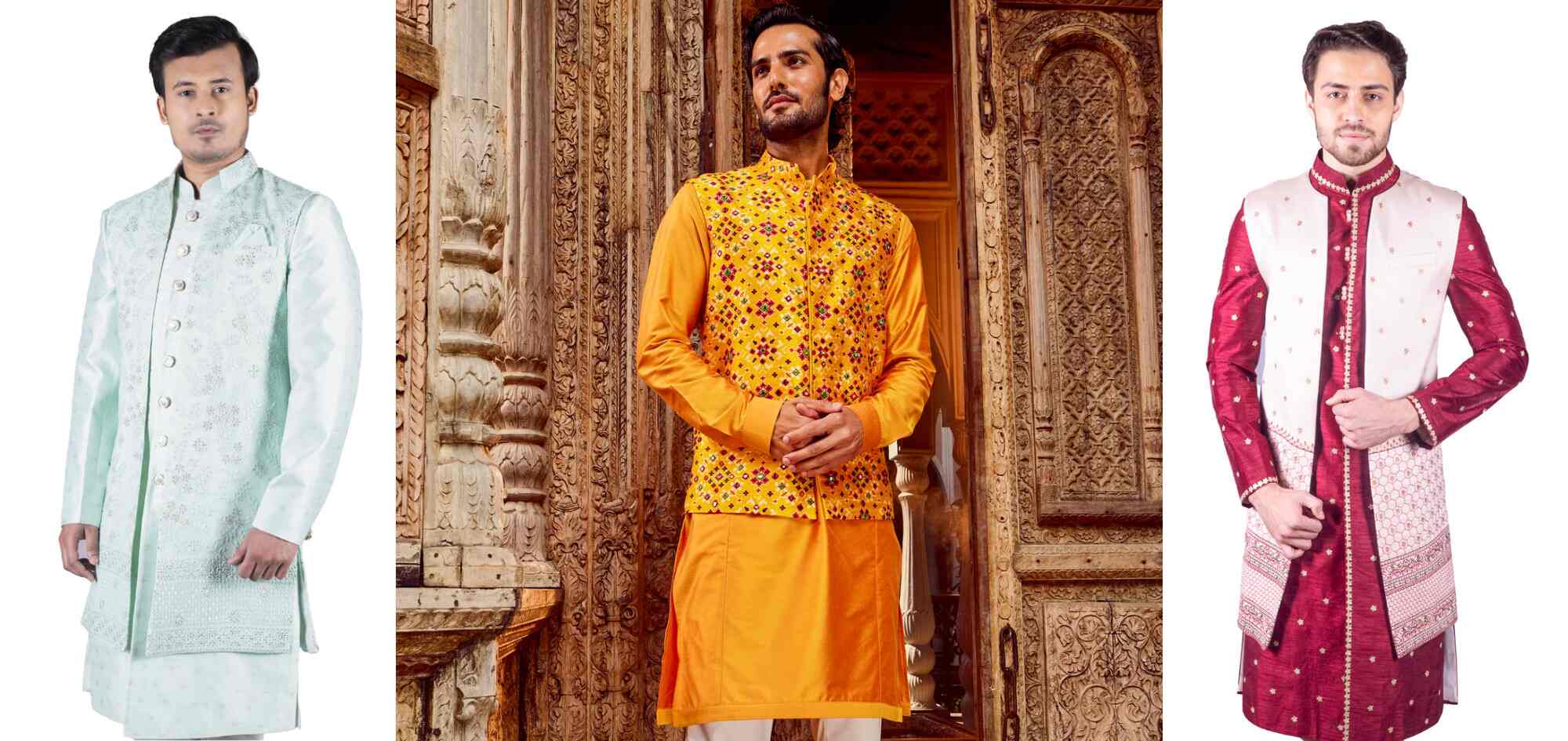 Layered in Style: Where to Find the Best Kurta Pyjama with Jacket for ...