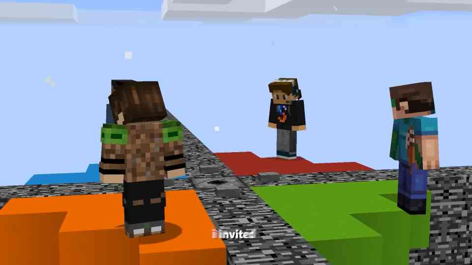 BeckBroJack uses a morph mod to spy in a Minecraft build battle