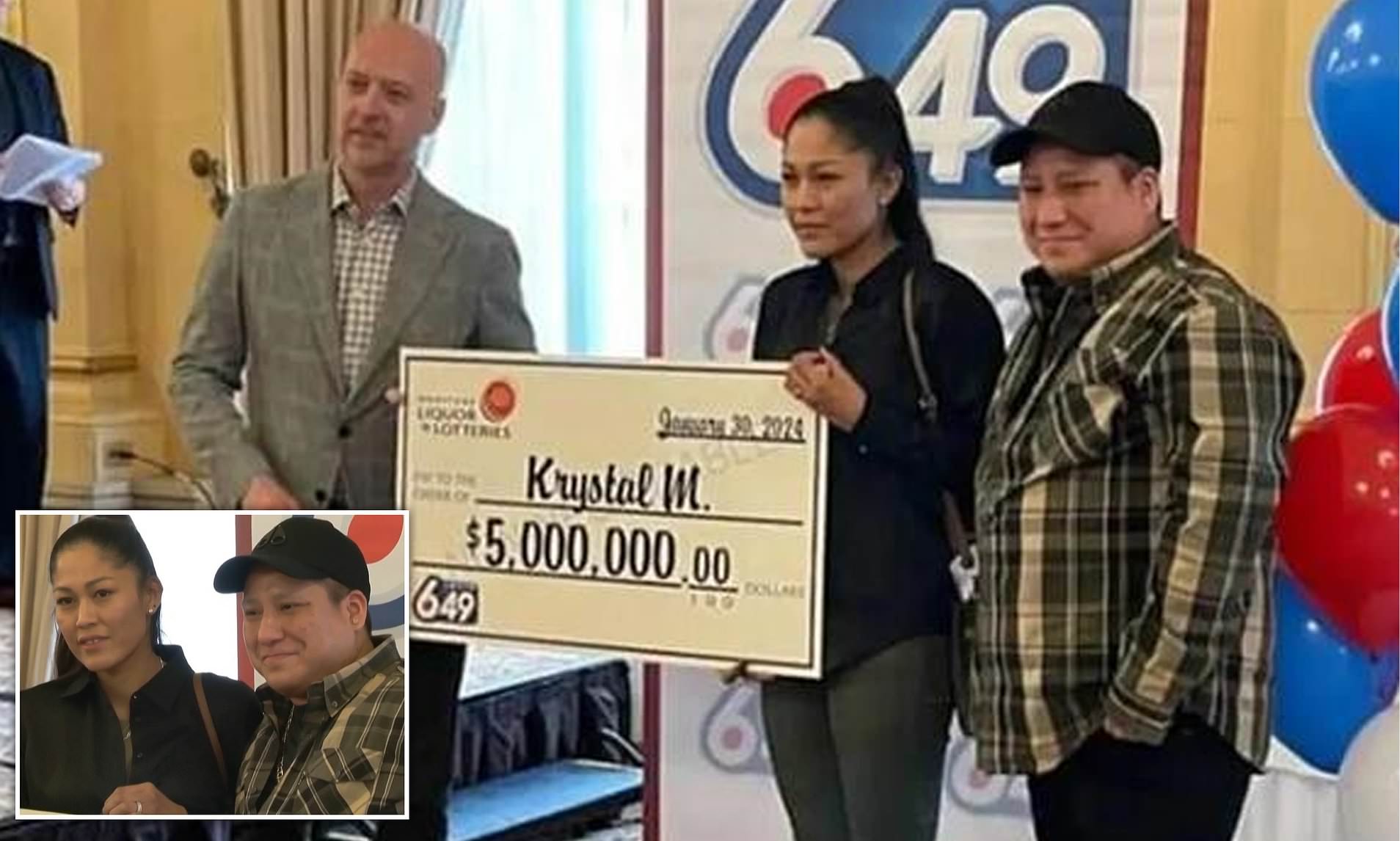 Lottery winner claims girlfriend vanished with his millions after