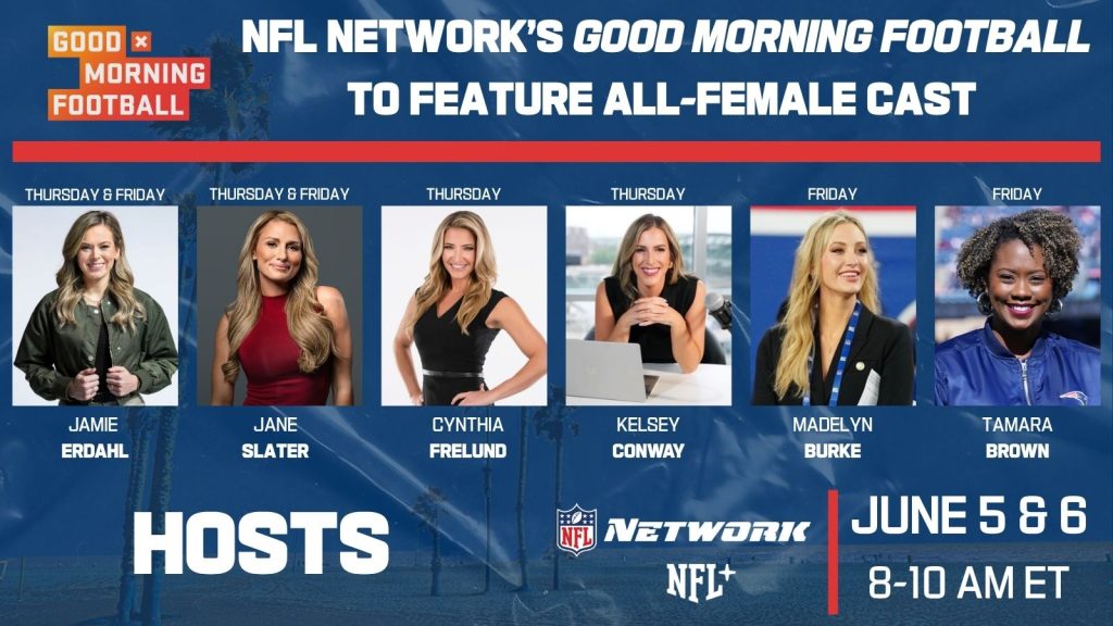 Jamie Erdahl leading 'Good Morning Football' all-female cast for two-day  NFL Network event