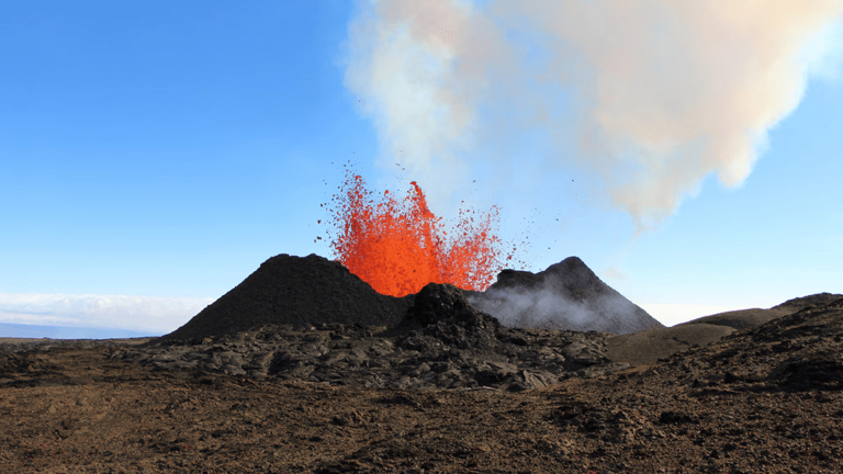 Hawaiian volcano
