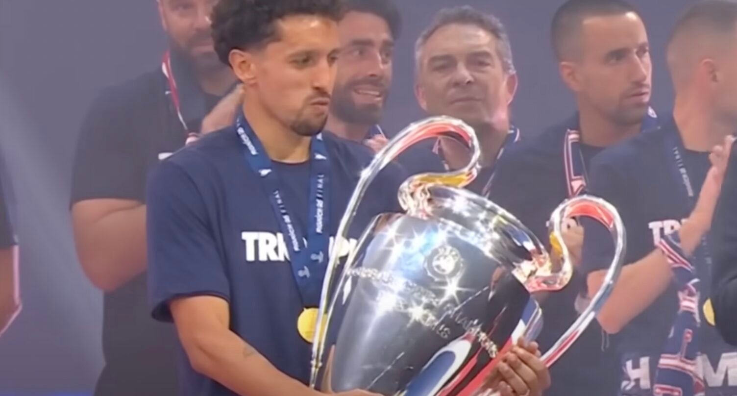Champions League Trophy at the Parc des Princes