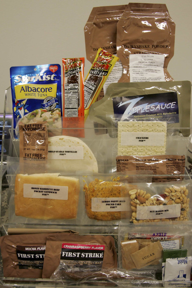What do soldiers from around the world eat?