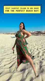 Unwind on Abu Dhabi's Hidden Beaches with Food, Drinks, and View