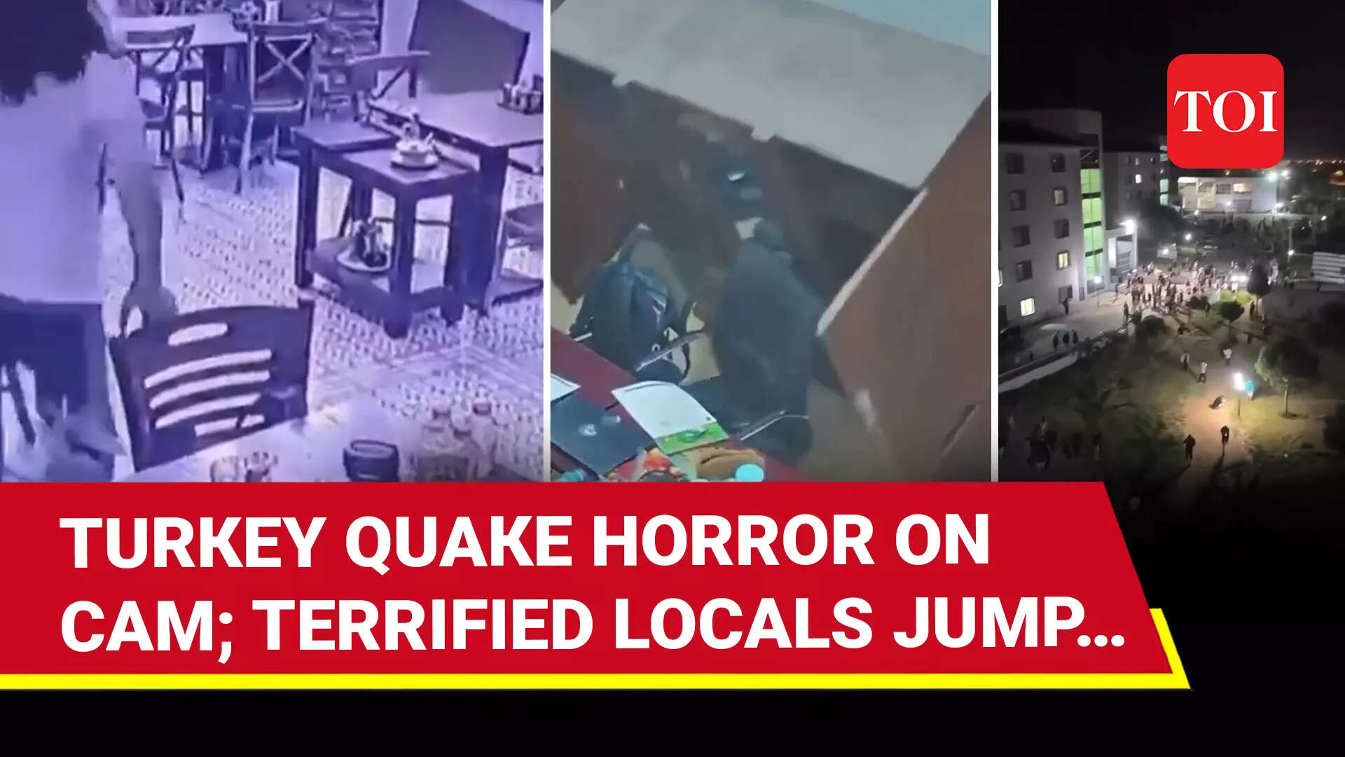 Turkey Earthquake PanicStricken Residents Jump From Windows