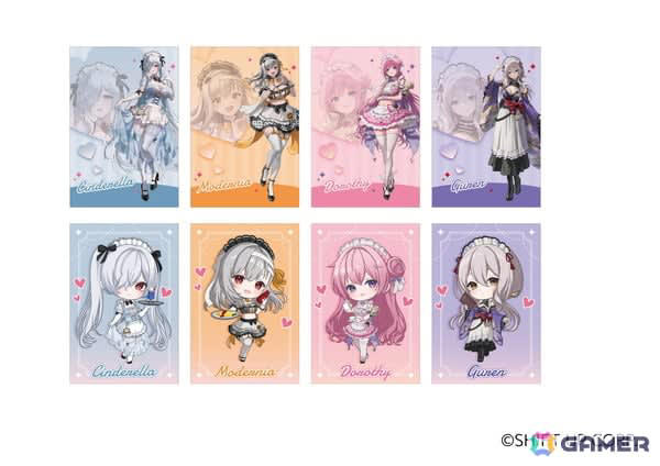 シンデレラ、モダニア、ドロシー、紅蓮がカフェ店員衣装に！and