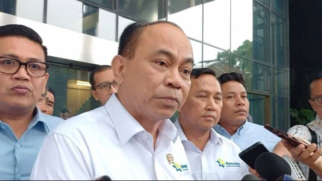 Menteri Koperasi RI Budi Arie Setiadi di Gedung Merah Putih KPK, Jakarta, Rabu (21/5/2025).