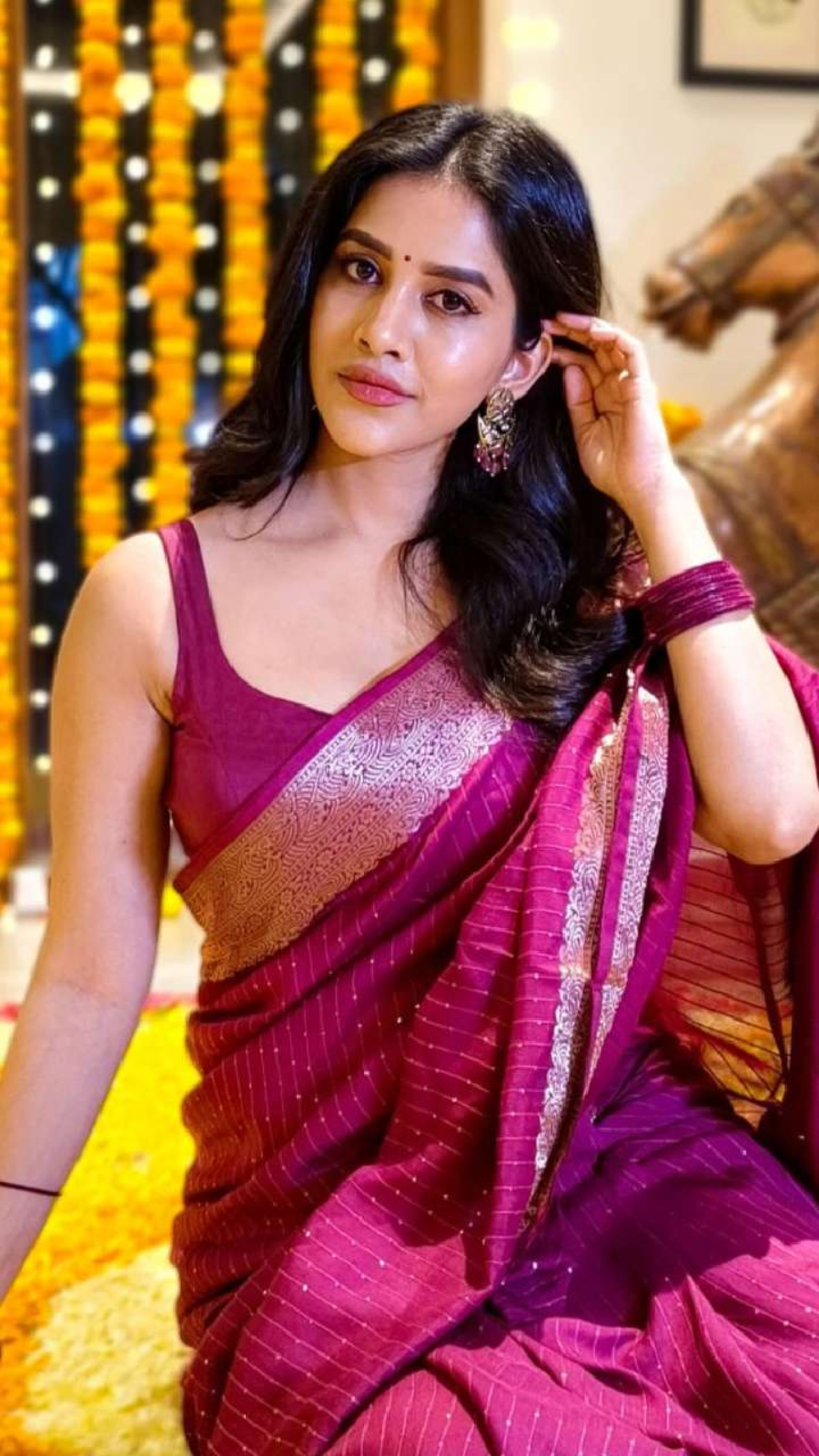 Nabha Natesh saree looks you just can't miss