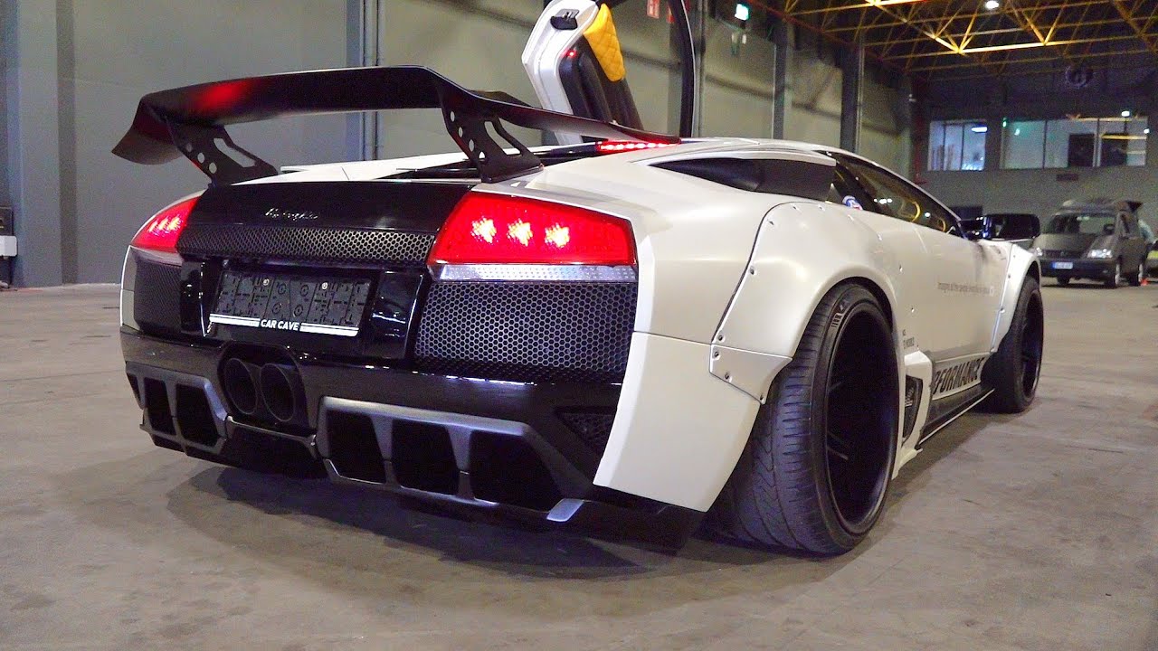Supercarro em Perigo: Lamborghini Murciélago Liberty Walk Dá Erro ao Subir  no Caminhão! | Watch, image size:1280x720
