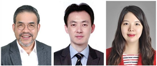 (왼쪽부터) 중앙대학교 이상현 교수, 가천대학교 강기성 교수, 농촌진흥청 이윤지 박사 / 출처 : BRIC Bio통신원