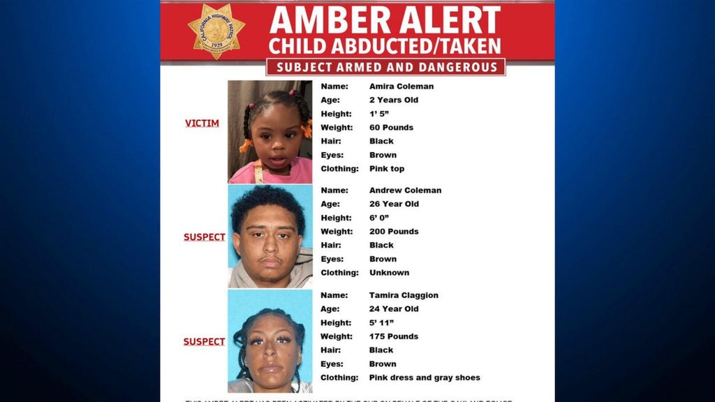 Oakland girl allegedly abducted from grandmother located; Amber Alert