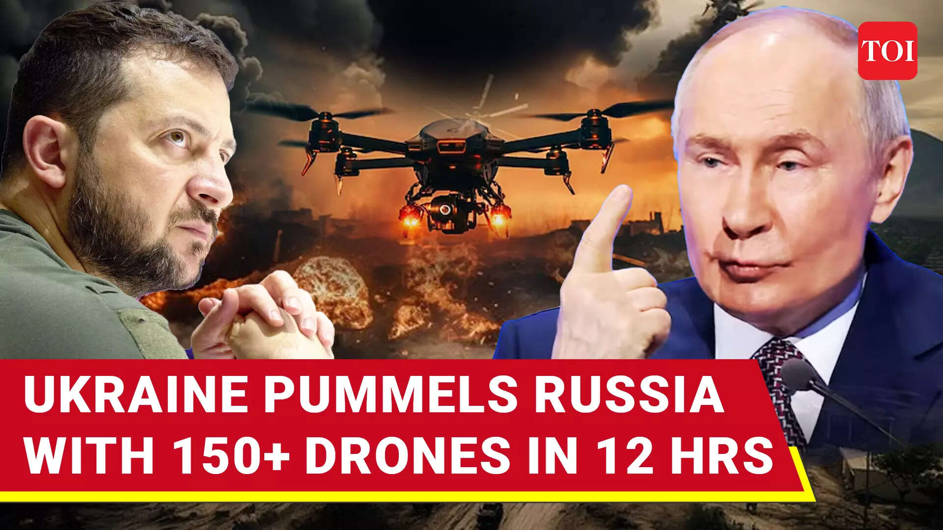 Moscow Under Attack: 159 Drones Buzz In Russian Airspace In 12 Hours ...