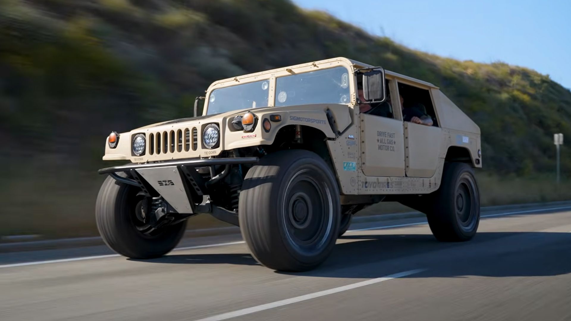 Power Stroke Humvee Becomes Ultimate Carpool Vehicle With Turbo Power