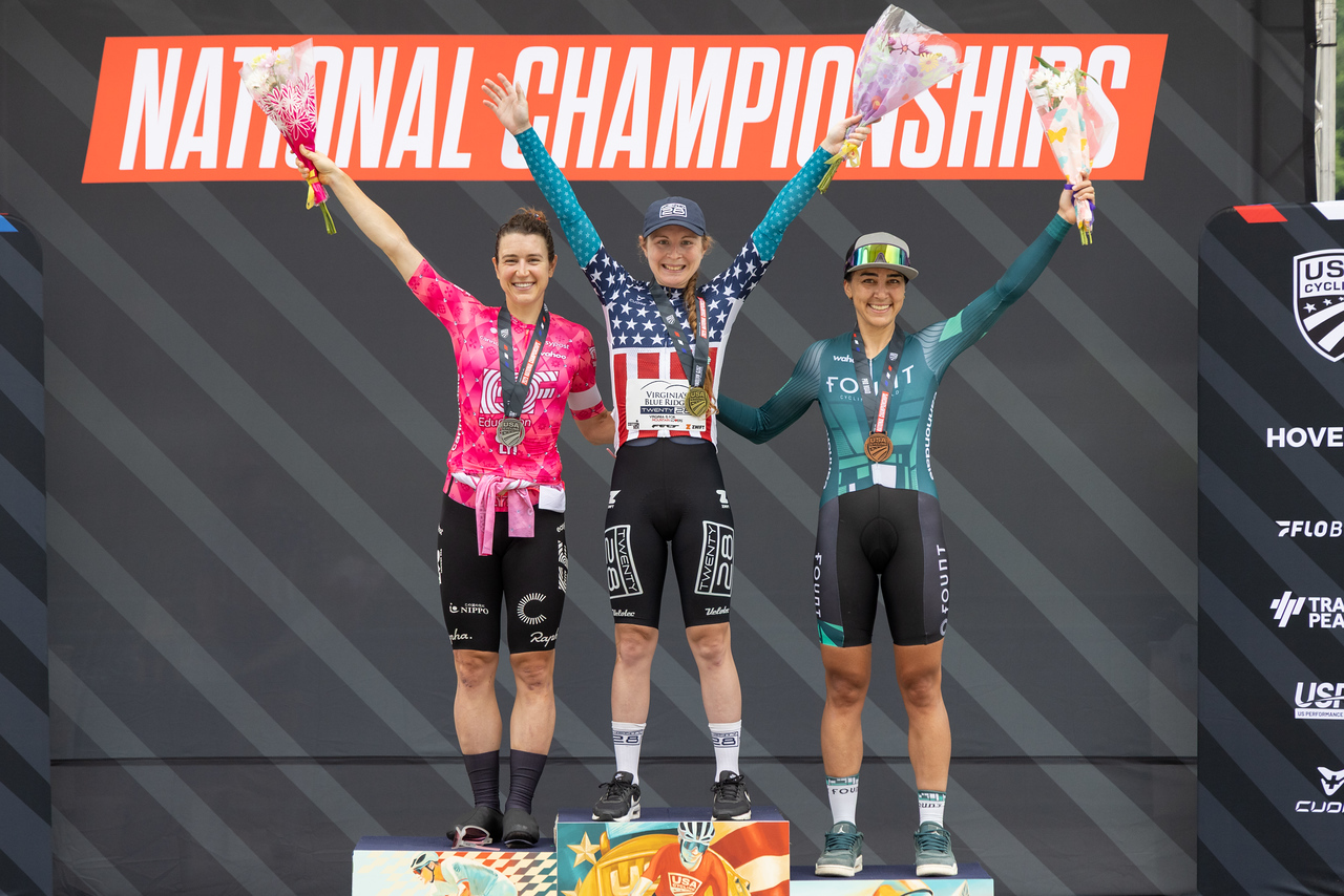 USA Pro Road Championships: Emily Ehrlich holds off Kristen Faulkner to ...