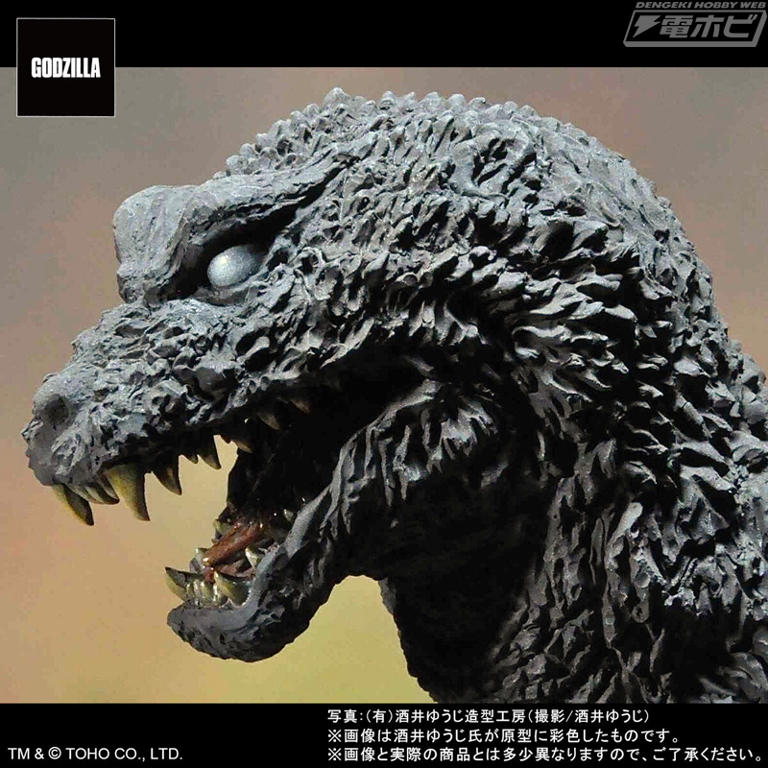 白目”の「ゴジラ(2001)」ソフビフィギュアが再販！全高約28cm