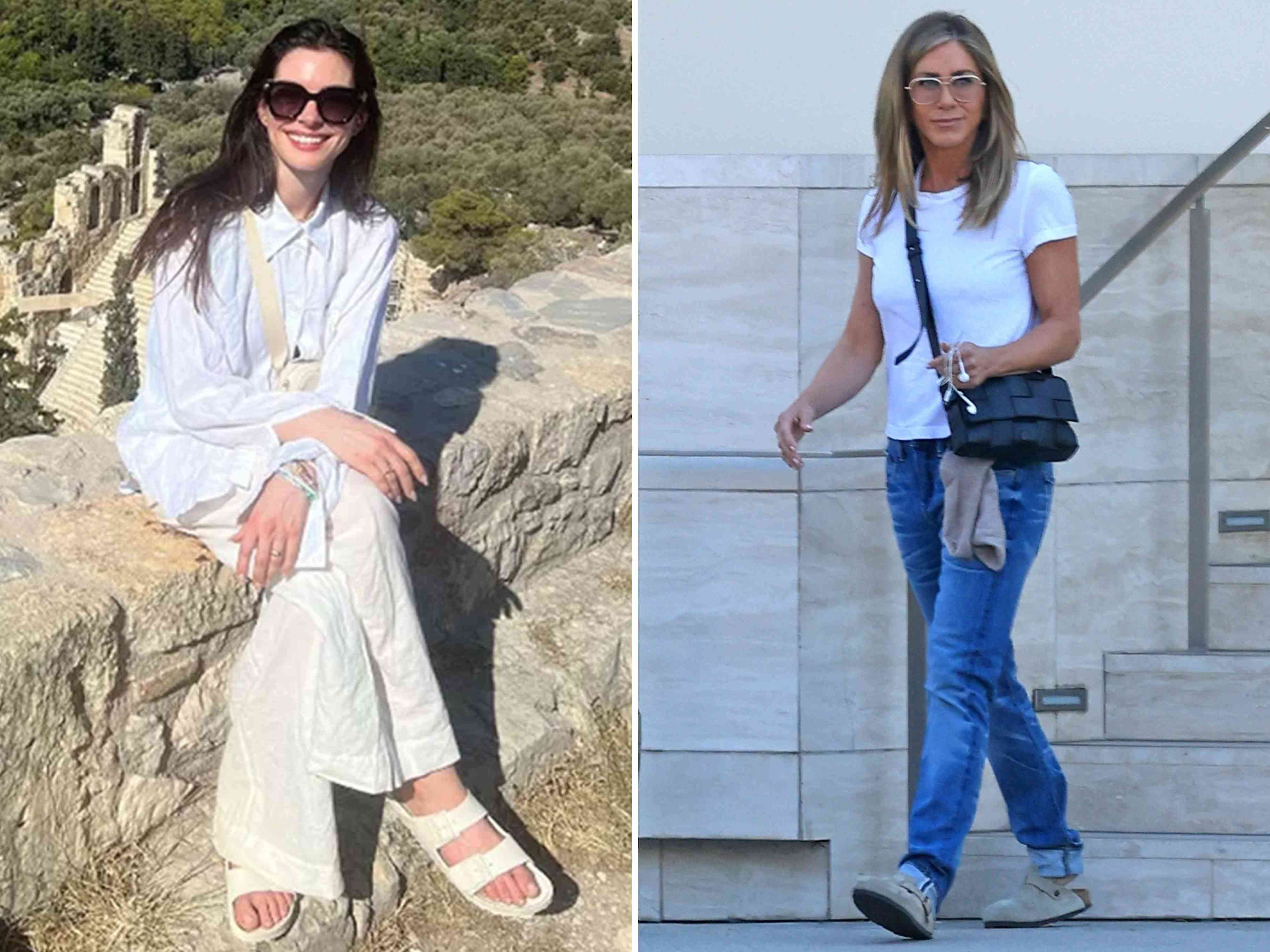 Jennifer Aniston and Anne Hathaway’s Controversial Summer Shoes Are