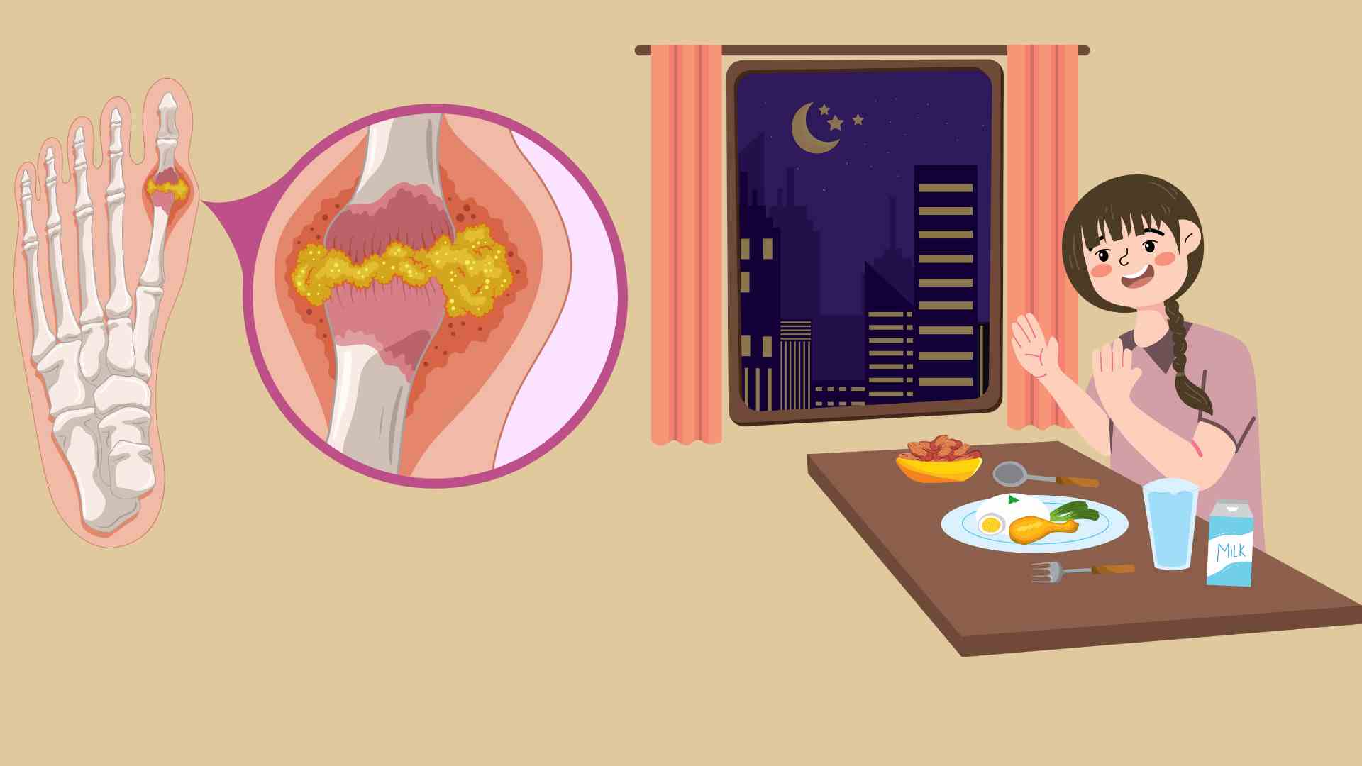 Axit uric tăng vọt trước khi ngủ bởi 1 thói quen