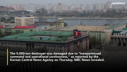 Kim Jong Un Blasts Officials After North Korea's New Destroyer Tips