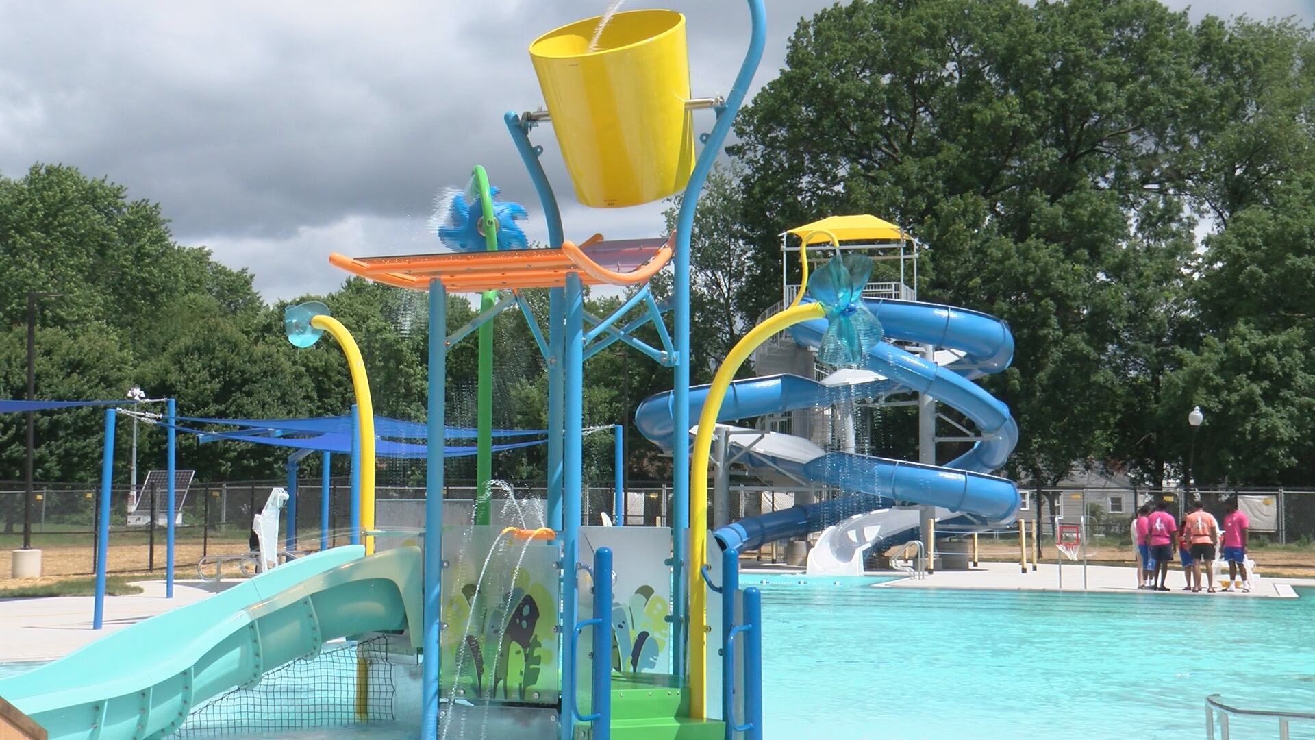 The new Algonquin Park pool opens with a splash