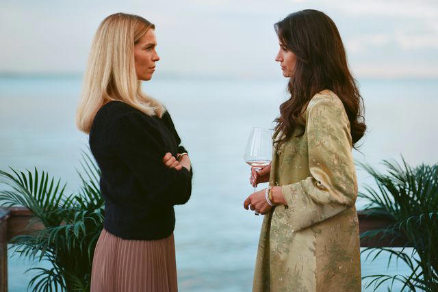 Courtesy of Netflix ©2024 Marie Bach Hansen as Cecile Mike Vinter-Jensen and Danica Curcic as Katarina Hoffmann in 'Secrets We Keep'.