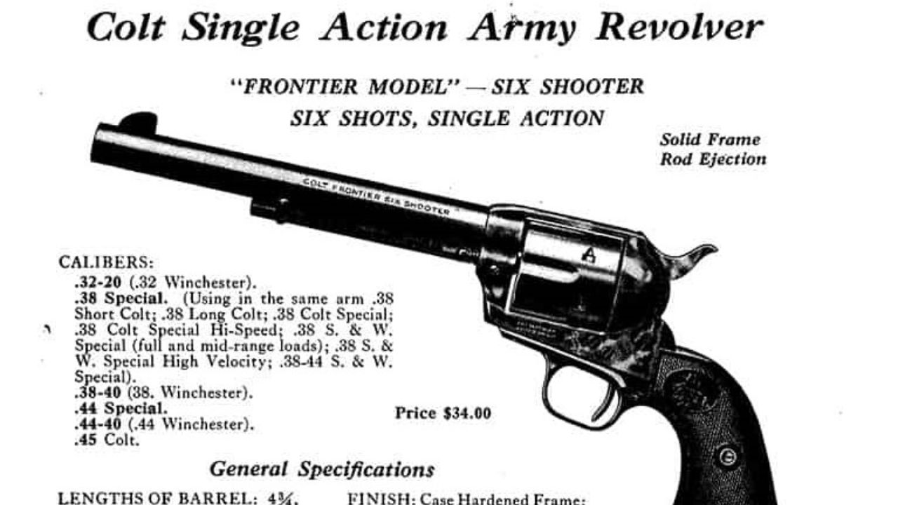 The Colt .45: America’s Most Feared Gun on the Frontier