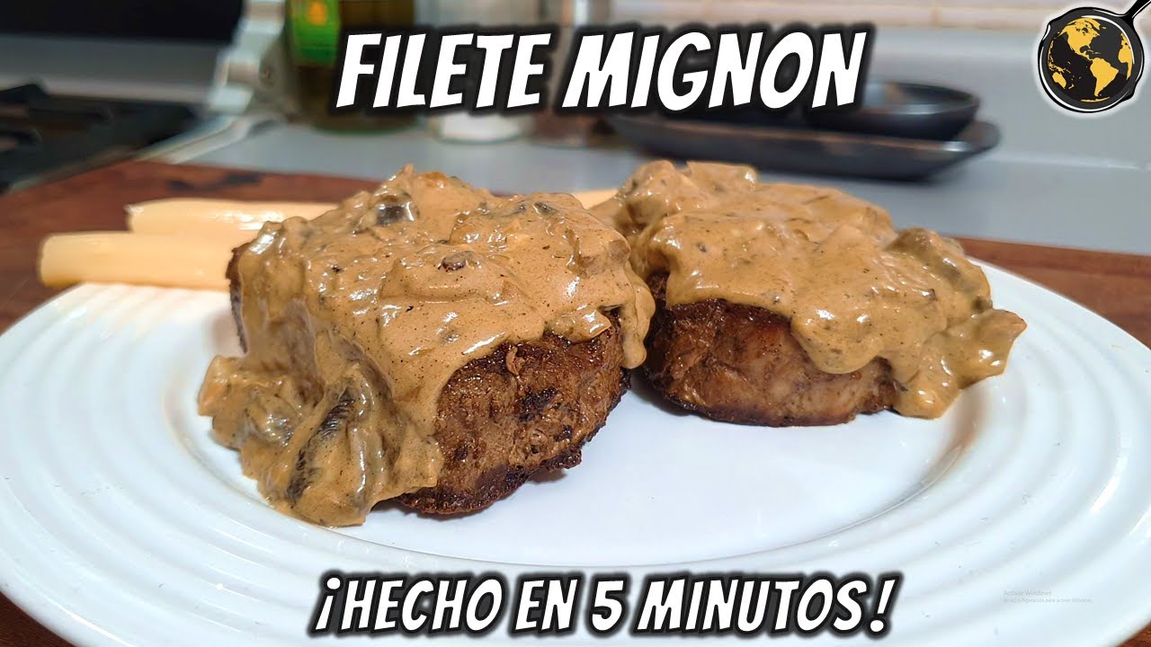 Como hacer Filete Mignon al Sartén en 5 minutos!