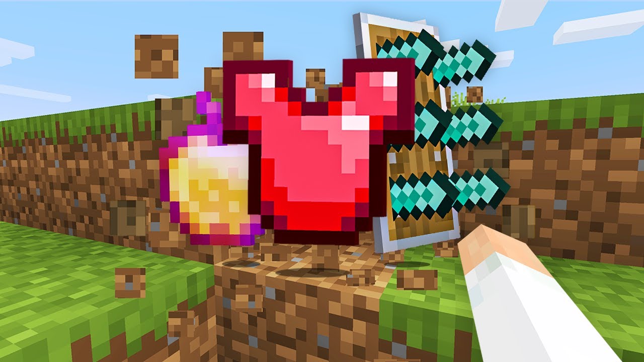 Minecraft But There Are Random Drops