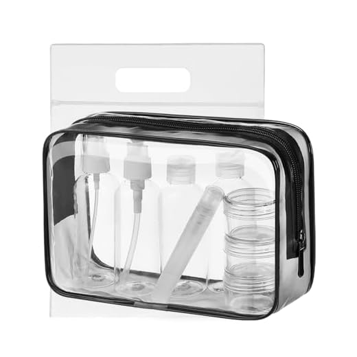 Trousse Da Viaggio Traslucida Approvata TSA - Impermeabile In PVC E PU, 21x13 Cm, Fiore Rosa - 2