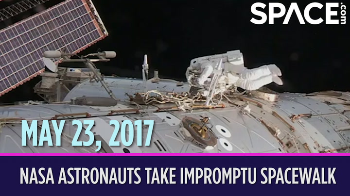 OTD In Space - May 23: NASA Astronauts Take Impromptu Spacewalk