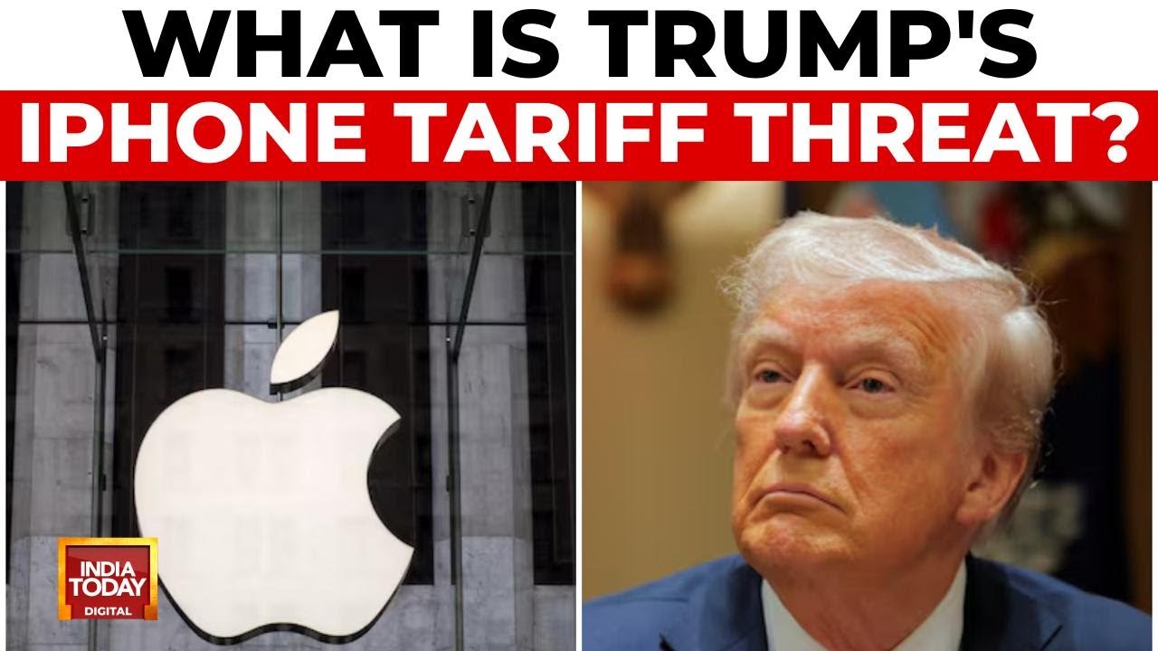 Apple faces tariff heat as Trump threatens 25 tax on iPhones made