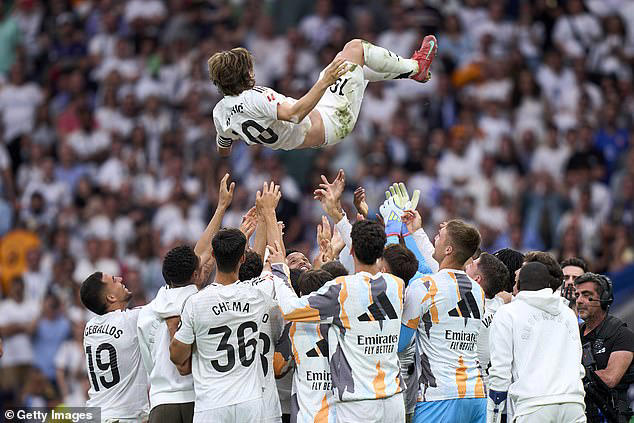 Real Madrid legend Luka Modric bids emotional farewell to The Bernabeu