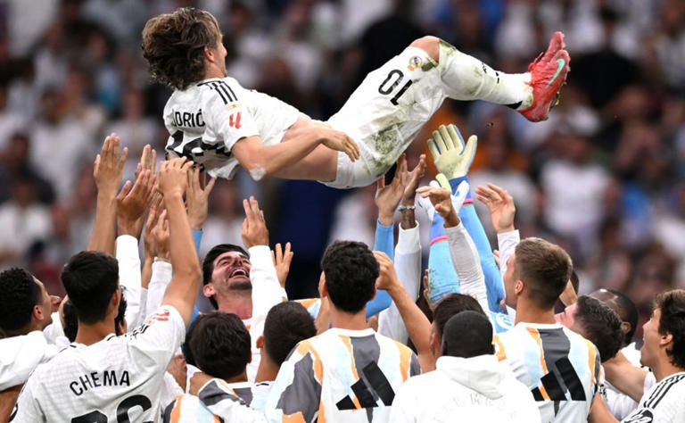 From tears to sunshine: Emotional Luka Modric says goodbye to Real ...