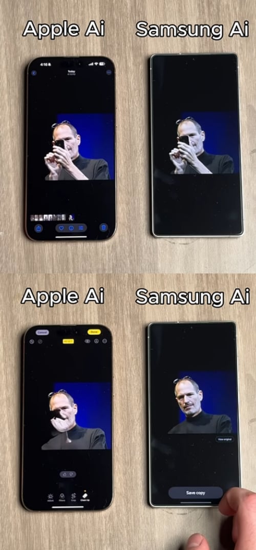 Apple vs. Samsung: Viral video pits smartphone AI against each other