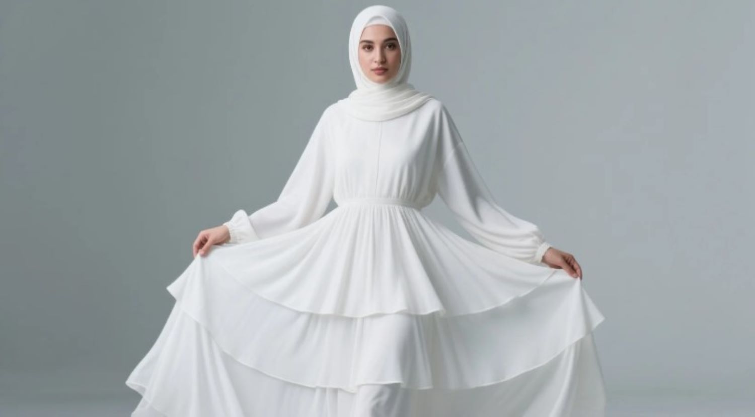 5 Desain Kebaya Muslim Putih Syari Terbaik 2025: Elegan dan Stylish