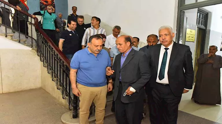 محافظ أسيوط يتفقد مستشفى الرمد