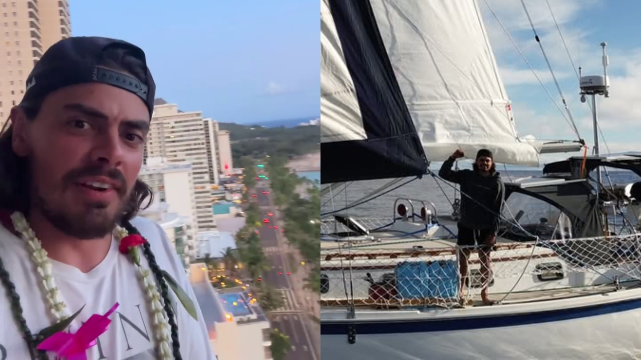 Man Sails With His Cat to Hawaii After Quitting His Job(02)