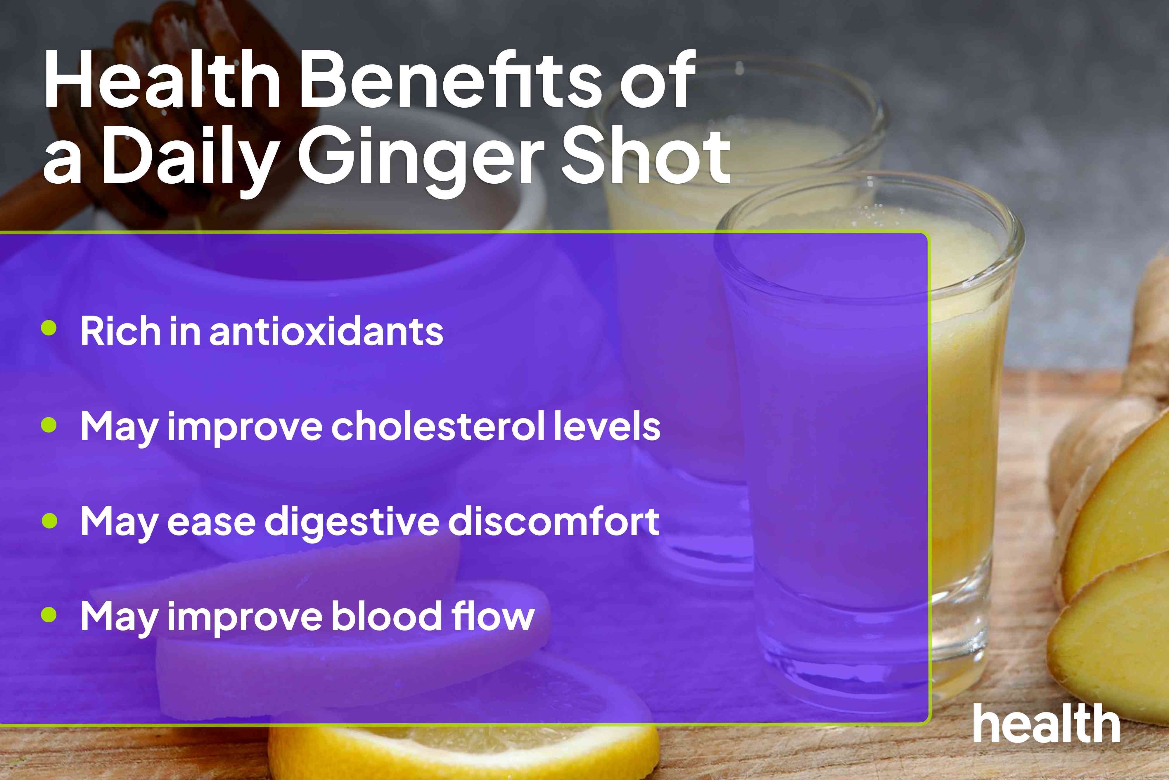 8 Benefits of Taking a Daily Ginger Shot