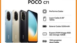 Berapa Harga POCO C71 Sekarang? Cek Spesifikasi, Kekurangan dan Update Terbaru September 2025