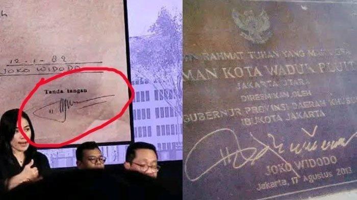 Perbedaan tanda tangan Jokowi di Ijazah yang lantas kembali menuai perdebatan. (Kompas.com)