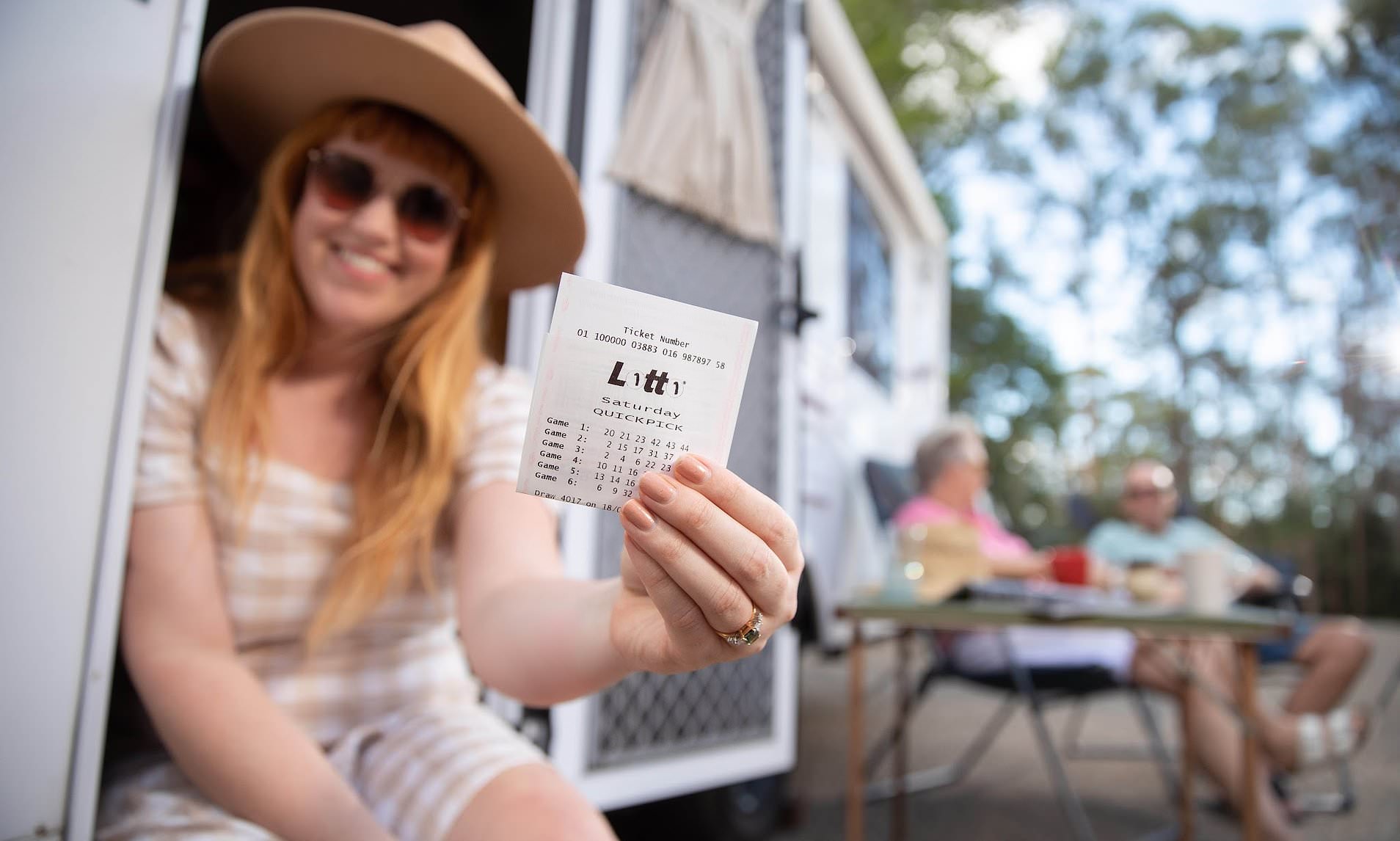 Sydney mum claims Saturday Lotto prize after he son bought her a ticket