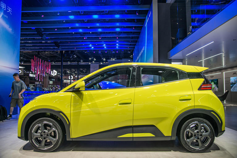 The BYD Seagull is now even cheaper in China. VCG via Getty Images