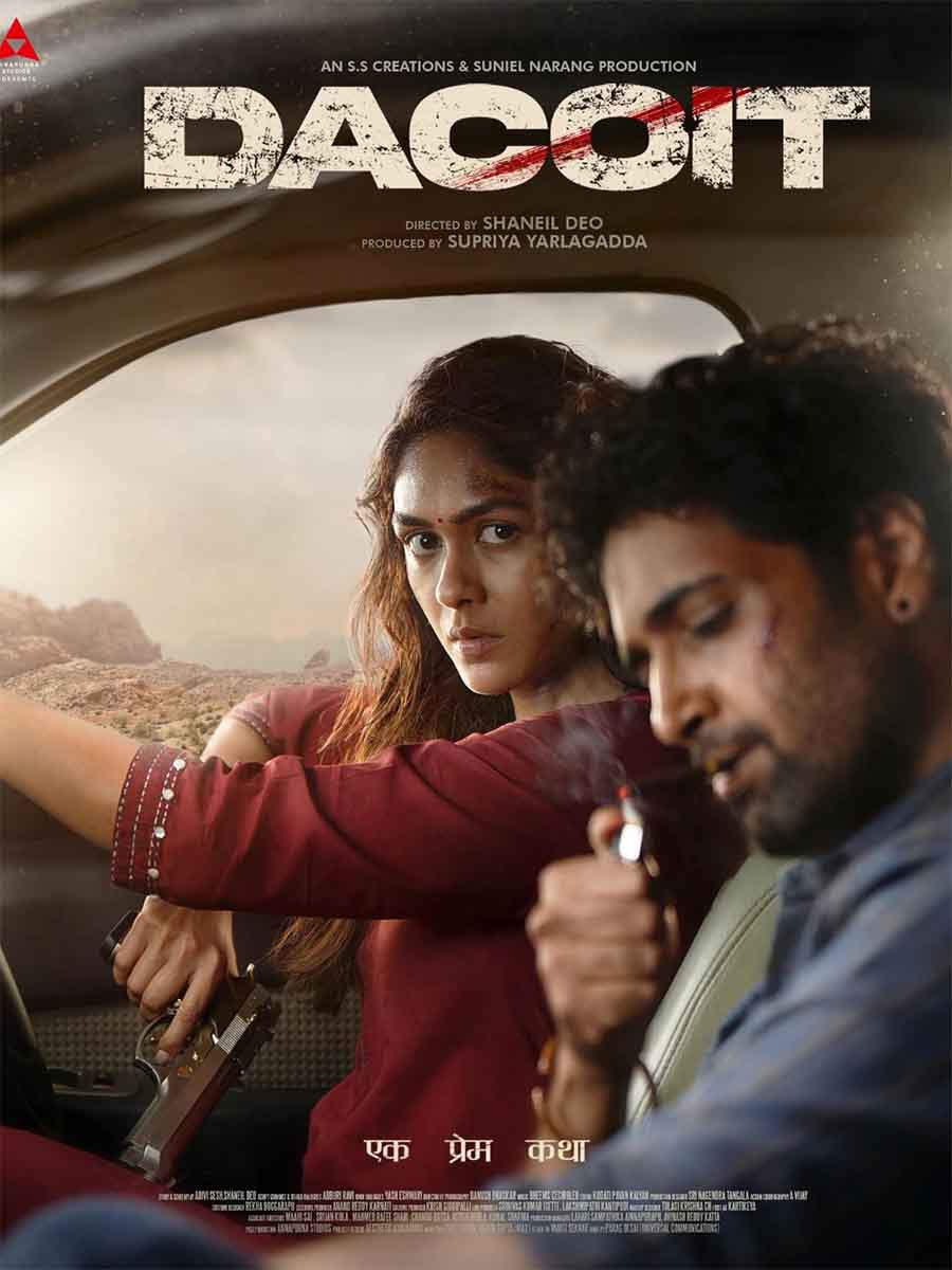 Adivi Sesh & Mrunal Thakur starrer Dacoit's release date announced