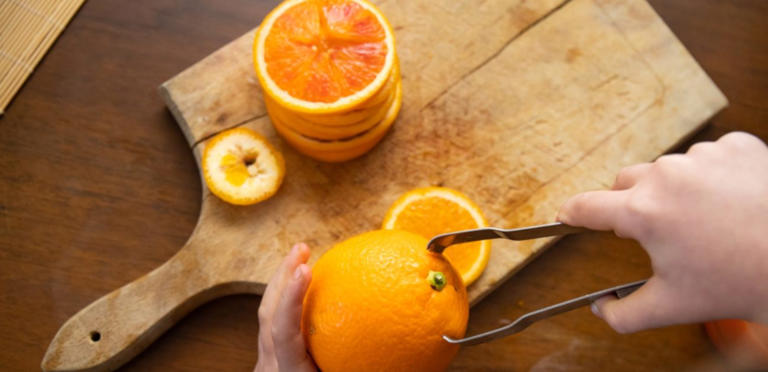 قشر البرتقال جيد للبشرة