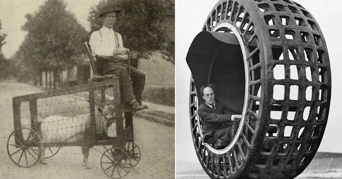 20 People Using Wheels to Get Around, Before the Car